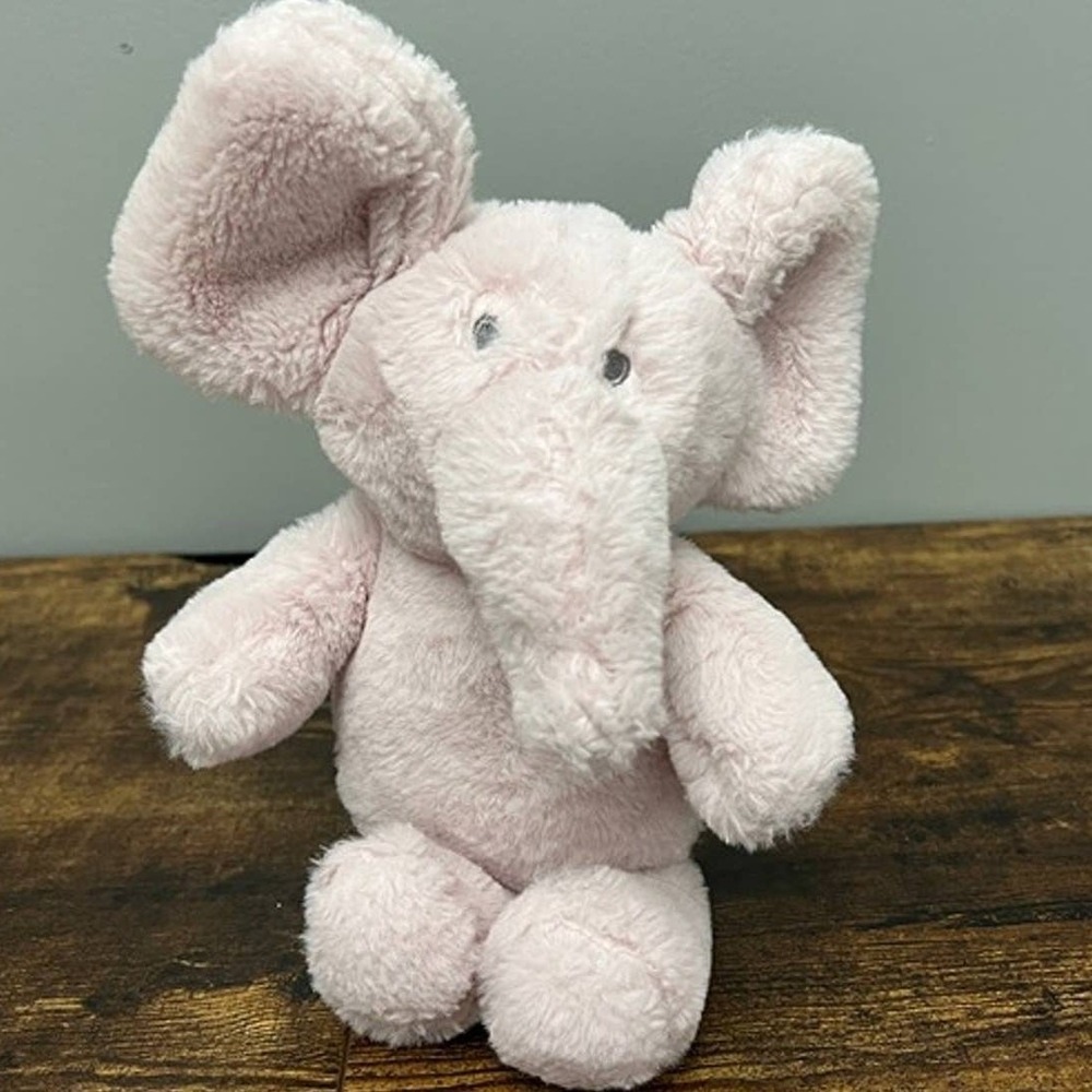 Jellycat Bashful Pink Elephant Plush Stuffed Animal Soft Toy Nursery Decor Pink